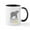 White/Black Inside, variant on CafePress - Elephants Make Me Happy - 11 oz Ceramic Mug - Novelty Coffee Tea Cup
