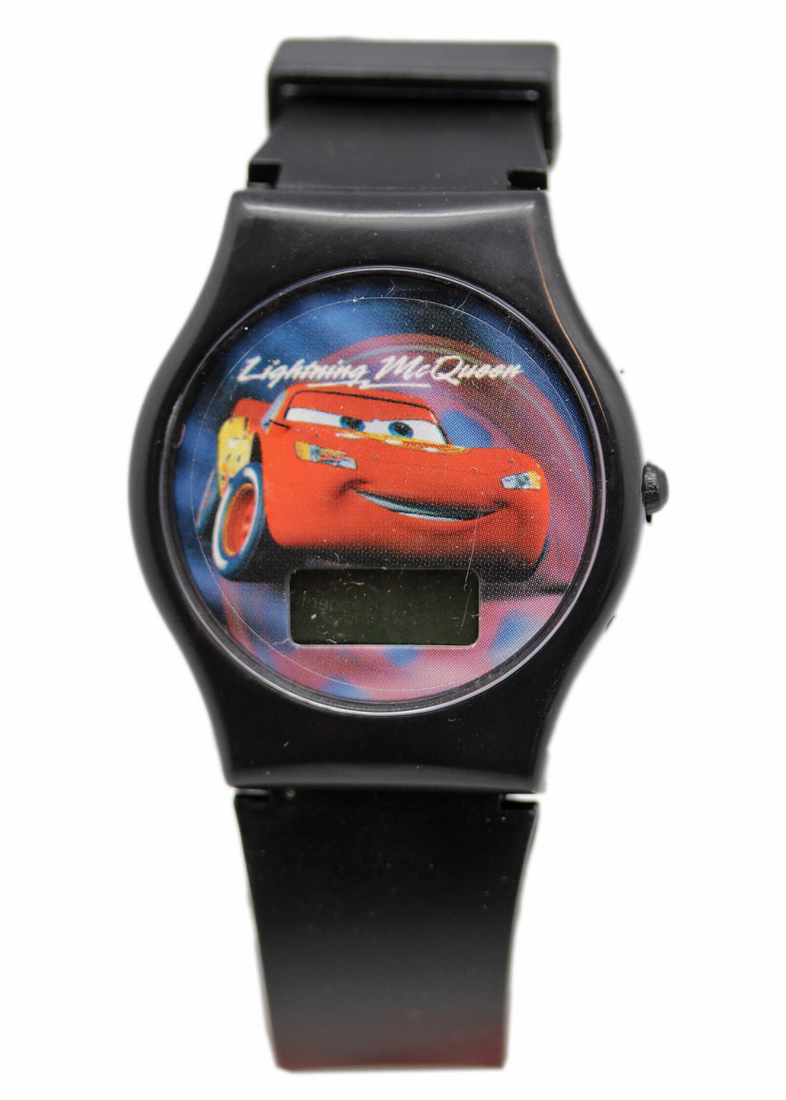 Disney Cars Lightning McQueen Black Hook and Loop Band Time Teacher Wa —  Sports Jewelry Super Store