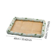 Chmadoxn Tools&Home Improvement Dogs Bed Calming Cats Bed Dogs Pet Beds Cats Dog Bed Summer Coolin Bed Puppy Pet Mat Pad House Comfortable Padded Soft Mat Pet Beds For Sleeping Pets Bed