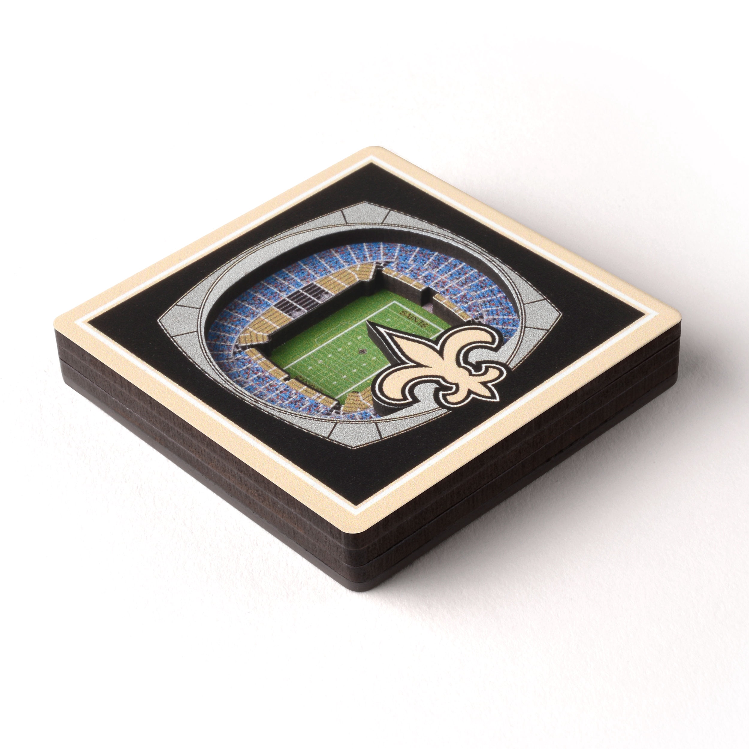 YouTheFan NFL New Orleans Saints 3D StadiumView Magnet