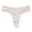 Pink, variant on Noric Women's Cotton Ribbed Thong Panties Low Rise Stretchy Soft Breathable Daily Underwear