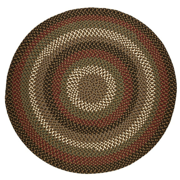 Rhody Rug Mayflower Brown Fudge 8' Round