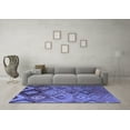 thumbnail image 3 of Ahgly Company Machine Washable Indoor Rectangle Southwestern Blue Country Area Rugs, 2' x 5', 3 of 4