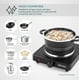 image 3 of Aroma® 6" Electric Single Burner Die-Cast Hot Plate, Black