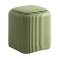 thumbnail image 2 of Barbage Bin encimera de encimera de reciclaje pequeño contenedor de reciclaje multipropósito 13.5x13.5x14.5 cm para tocador Verde, 2 of 8
