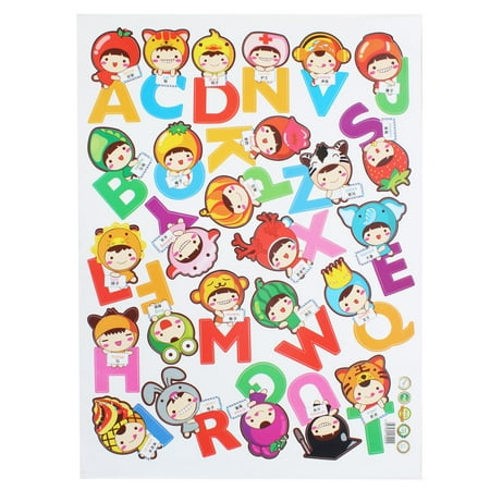 Enfants Maternelle Lettre Alphabet Animaux Autocollant Autocollant