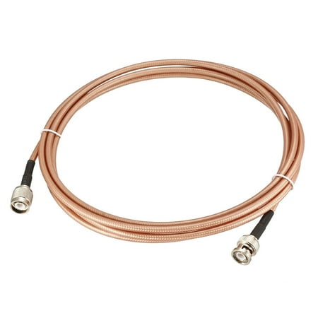 

Unique Bargains TNC Male Right Angles to BNC Male RG400 RF Coaxial Coax Cable 2.74M/9Ft