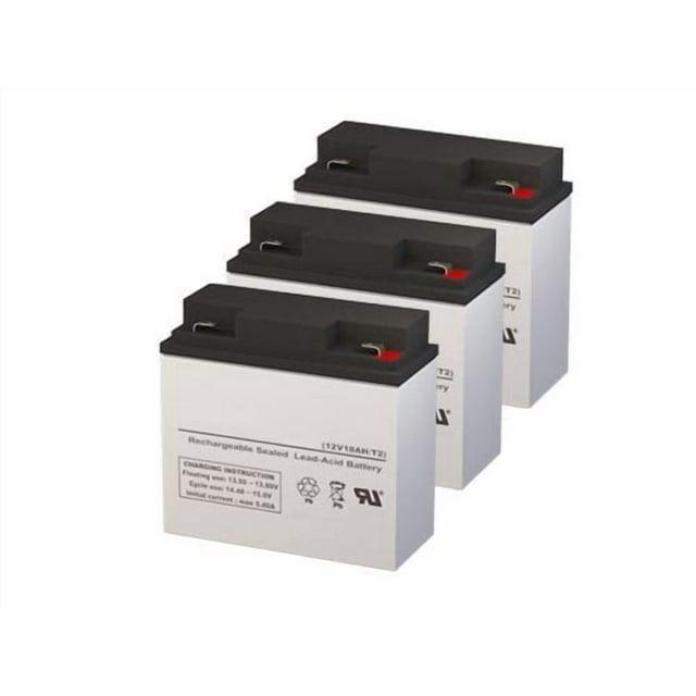 Alpha Technologies ALIBP 1500T UPS Replacement Batteries - Set of 3
