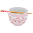 thumbnail image 1 of Hello Kitty Strawberry Milk Ramen Bowl with Chopsticks, 1 of 2