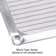 thumbnail image 4 of Uxcell 92mm Stainless Steel Mesh Dustproof Computer Fan Filter Grills 2 Pack, 4 of 5