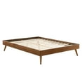thumbnail image 3 of Modway Margo King MDF Wood and Rubberwood Platform Bed Frame in Walnut, 3 of 7