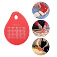 thumbnail image 3 of OUSITAID Chief Stainless Steel Scraper Memo Scraper Cut Dough Silicone Scraper Blade, 3 of 6