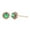 Green, variant on Gemstone Copper Silver Plated Earrings Fancy Rubys Copper Silver Plated Stud Earrings Women'S Earrings Set with Zircon Gold Plated Earrings