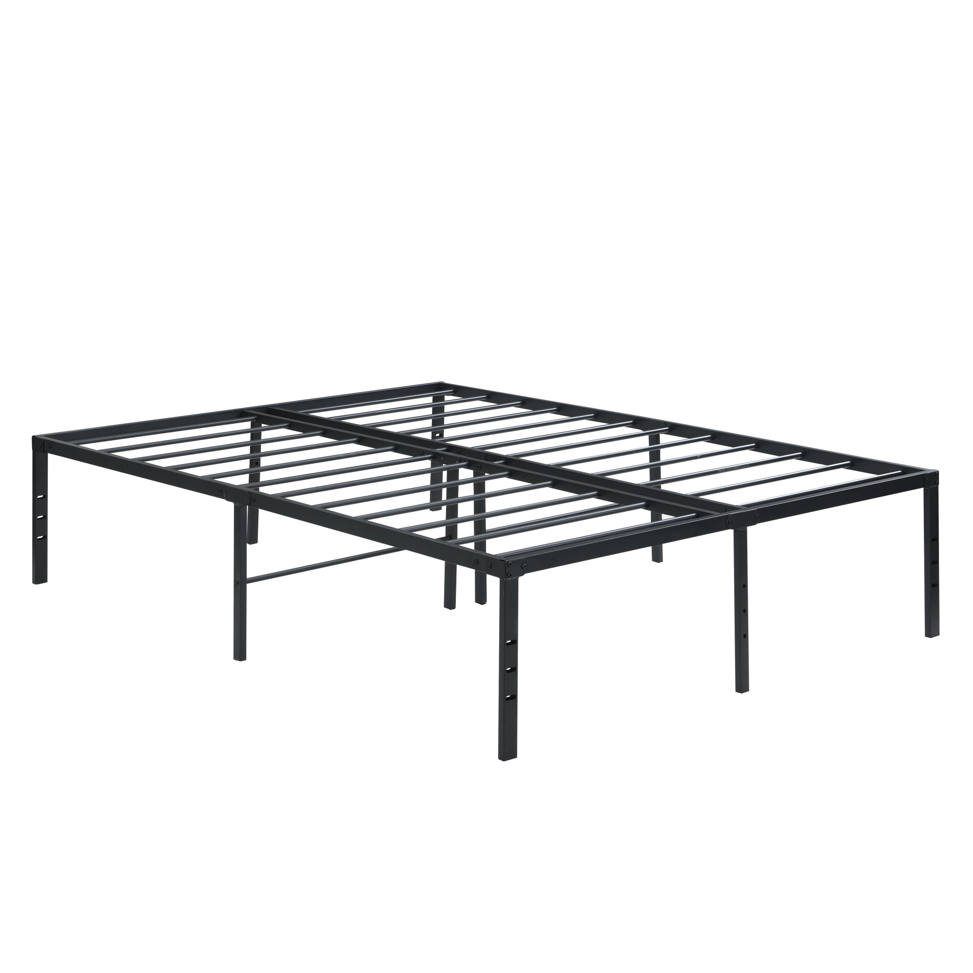 15.9 inch Full Bed Frame, Heavy Duty Metal Platform Bed, Easy Assembly,Black