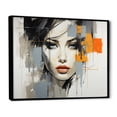 thumbnail image 2 of Designart "Stylish Geometric Silhouette II" Fashion Floater Framed Canvas Art Print, 2 of 7