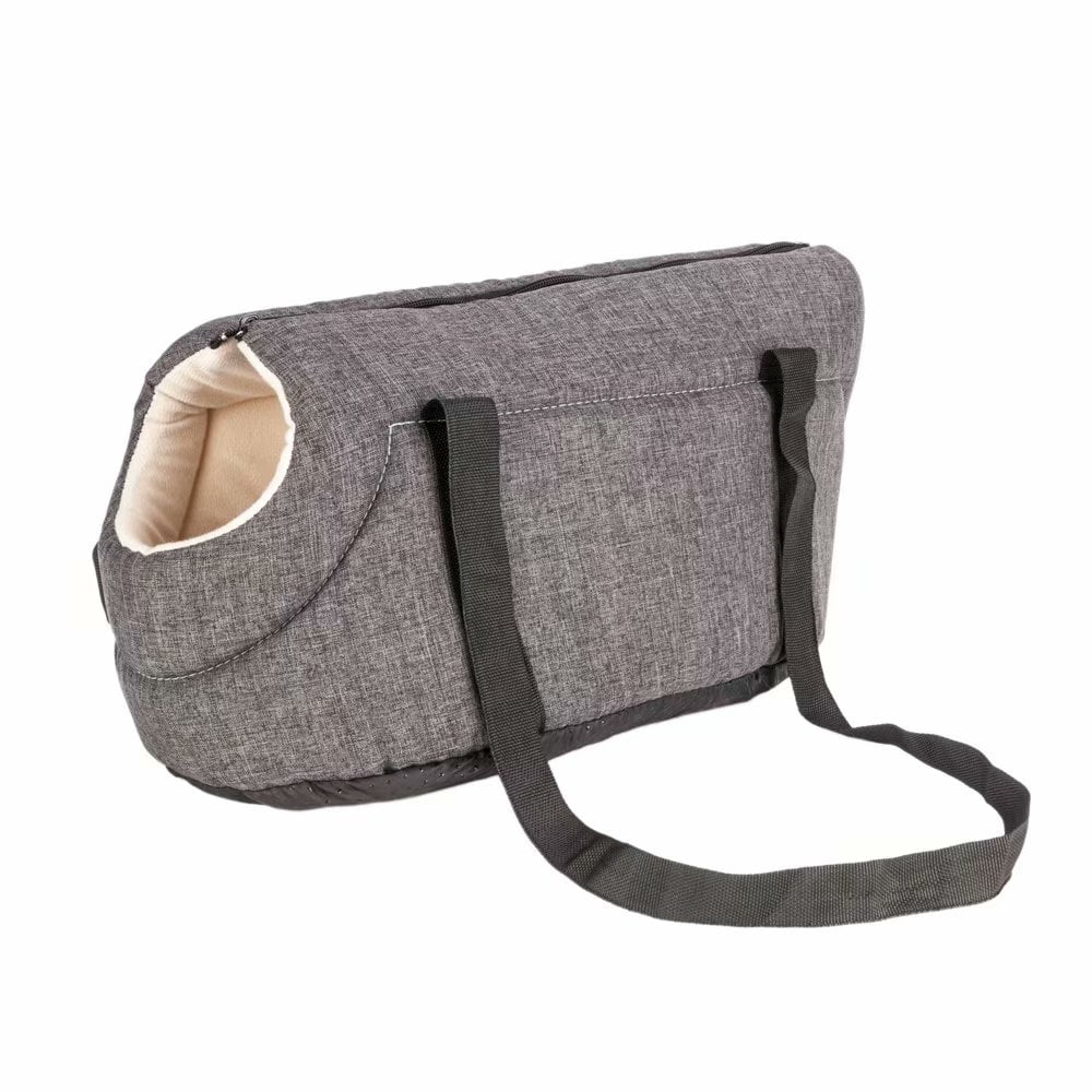 Soft Light Pet Carrier Cat / Dog Comfort Travel Bag Gray S