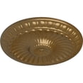 thumbnail image 3 of Ekena Millwork 11 1/4"OD x 1 1/8"P Linus Ceiling Medallion, Hand-Painted Pale Gold, 3 of 6