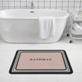 thumbnail image 2 of Unique Bargains 1 Pc Bath Mat Super Absorbent Bathroom Mat Rug Khaki Black, 2 of 6