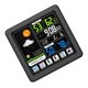 thumbnail image 1 of Reloj despertador, reloj meteorológico de escritorio digital LED, MEJORADO con temperatura de tiempo, brillo ajustable, de voz, DYNWAVEMX reloj meteorológico inalámbrico, 1 of 8