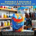 thumbnail image 4 of Custom Shop Paint Mixing Cups Plastic Measuring Cup Epoxy Resin, Disposable or Reusable, 16-Ounce (Pint) - Box of 36 - Graduated, Mixing Ratios, Automotive Painting Acrylic Art Crafts, 4 of 8