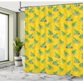 thumbnail image 4 of Ambesonne Frogs Shower Curtain, Natural Pond Animals Graphic, 69"Wx70"L, Earth Yellow and Multicolor, 4 of 4