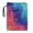 Color Gradient & Golden Star Pattern, variant on Student Gift Bag Book Protector, 11.42 x 8.66 Inch Polyester Easy Carry Book Case Book Organzier Holder Church Bible Bag with Pocket, Retro for Classmate