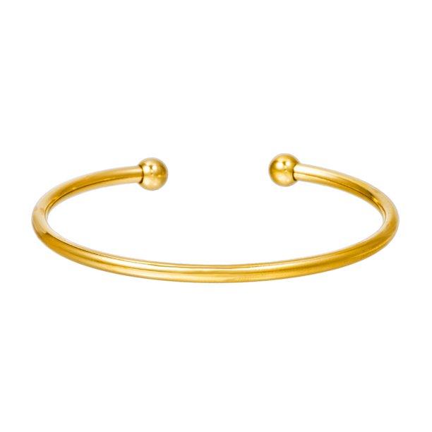 Alambre de acero pulsera abierta con y accesorios versátiles