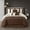 Brown, variant on Nanshing Naval 7 Piece Microfiber Bedding Comforter Set, Queen
