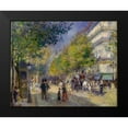 thumbnail image 2 of Renoir, Pierre-Auguste 14x12 Black Modern Framed Museum Art Print Titled - The Grands Boulevards, 2 of 5