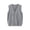 Gray, variant on Women's V-Neck Gold Button Front Knit Vest, Casual Sleeveless Cardigan Layer Waistcoat Top, Women's Yellow, Free Size