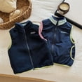 thumbnail image 6 of OGLCCG Girls Softshell Vest Lightweight Full-Zip Windproof Sleeveless Jacket with Pockets Hiking Cycling Vest Size 2-12, 6 of 8