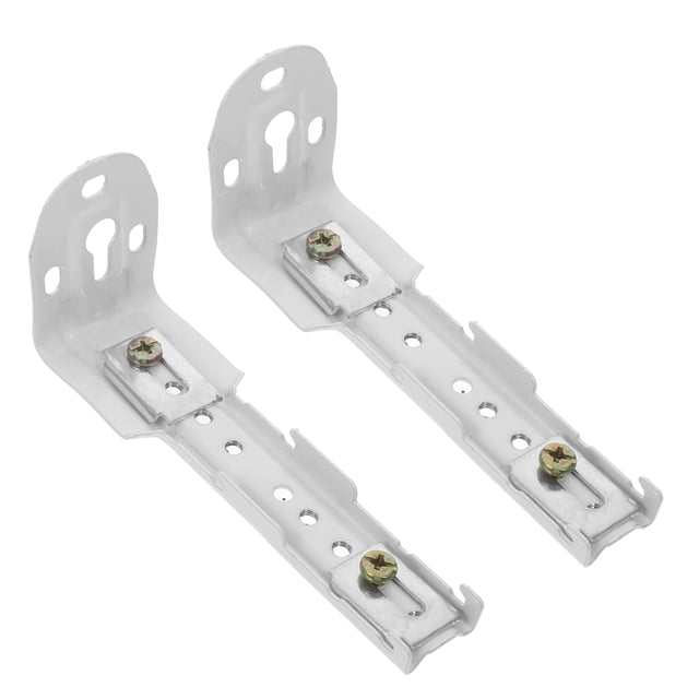 Riel para cortina de techo de alta resistencia, 2 piezas, accesorios para riel de cortina doble, montaje en techo, piezas de reparación para persianas