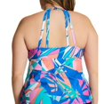 thumbnail image 2 of Women's Raisins Curve G841315 Plus Size Porto Covo Rosalie Tankini Swim Top (Aegean 18W), 2 of 2