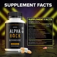 thumbnail image 4 of Alpha Rock for Men Capsules – Advanced Formula Natural Supplement Pills for Active Lifestyle, 5 Pack, 300 Capsules, 4 of 6