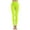 Yellow, variant on WIZUTIZ Compression Leggings for Women Lightweight Casual Fitted Yoga Pants Stretch Elastic High Waist 7/8 Length Sweatpants Solid Leggings for Lady Cycling Clubs Multi-Color