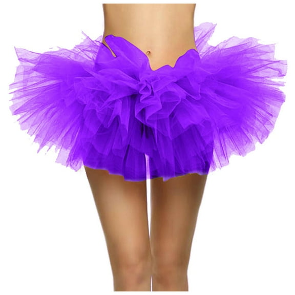 Juosiy Sexy Solid Color Tutus for Women Stylish All-Match Low Waist Lace Layered Short Skirts