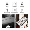 thumbnail image 4 of Bingfone Car Four-Season Universal Armrest Box Mat,Car Armrest Seat Cover Soft Leather Waterproof Armrest Cover Center Console Mat-French Bulldog3, 4 of 7