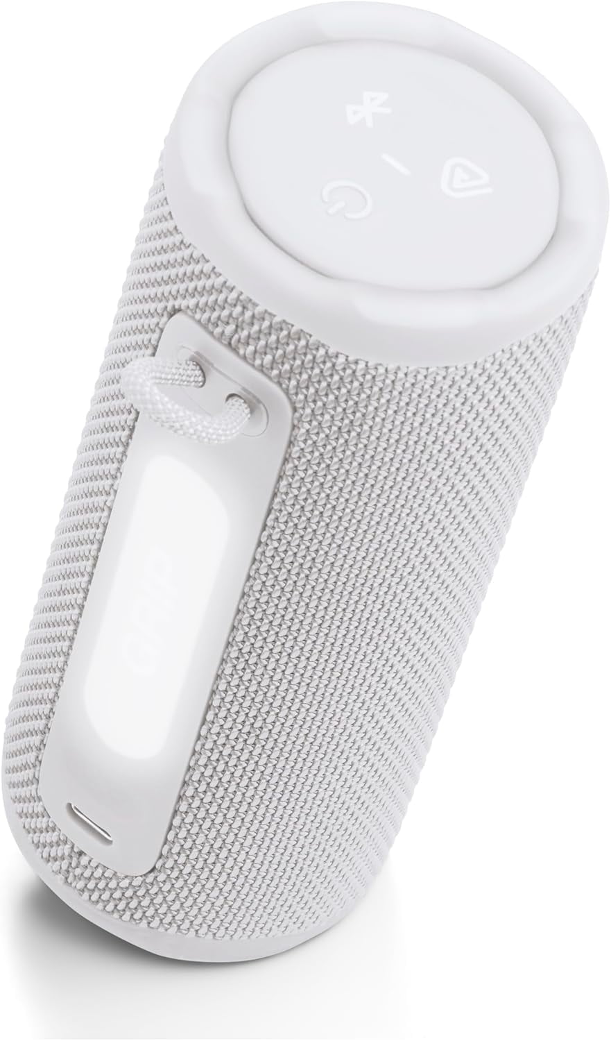 Open Box JBL Grip - Compact Bluetooth speaker with bold JBL Pro Sound and ambient light - White