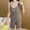 Grey, variant on LIZUOJUN Pajama Sets For Women 2 Piece Sleeveless Tank Top And Shorts Set Wide Strap Contrast Binding Soft Breathable Lightweight Loungewear Home Pajamas - L
