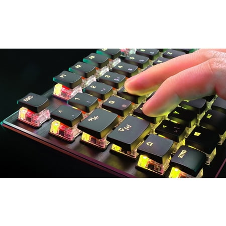 ROCCAT - Vulcan TKL Pro Compact PC Gaming Keyboard with Linear Optical Titan Switch, AIMO RGB Lighting and Detachable USB-C Cable - Black