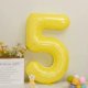 thumbnail image 3 of Globo Yeodong número 5 amarillo de 1 m para fiesta de quinto cumpleaños, 3 of 7