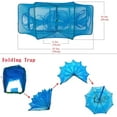 thumbnail image 4 of Drasry Fishing Bait Trap Fish Minnow Crayfish Crawdad Shrimp 6 Hole Foldable Cast Net Collapsible Dip Cage, 4 of 7