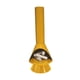 thumbnail image 3 of Mini figura de chimenea con luz, estatua, decoración navideña, colección decorativa Amarillo, 3 of 9