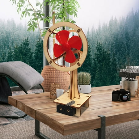 

Ygxbm Household Fan Fans Homemade Fan Science and Technology Small Production Children S Puzzle Elementary School Students Manual Science Experiment Stem Material Package Rollback