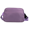 thumbnail image 5 of Fanny Pack Pouch Purse Adjustable Strap Waist Bag for Outdoor Hiking Walking Violet, 5 of 8
