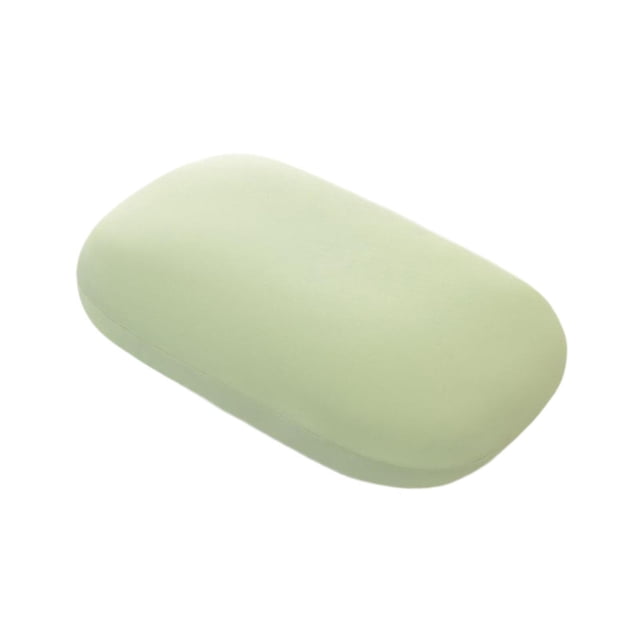 Almohada de espuma viscoelástica Slow de 38 cm x 26 cm x 10 cm, ideal para la pausa del almuerzo en exteriores. Verde