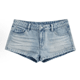 thumbnail image 2 of Pantalones cortos OMOIDAS OTCY529 de mezclilla para mujer, talla XS, 2 of 2