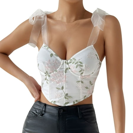 

Women Lace Bra Strapless Satin Tube Top Crop Bustier Top Sheer Casual Blouse Tops Mini Bustier Hide Stomach Women Zip up Bodysuit