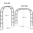 thumbnail image 2 of Arco de Globos para Boda Flores, Arco Estructura para Decoracion, Mamparas para Decoracion de Fiestas, Cumpleaños, Aniversario Ceremonia, Negro, 2 of 4