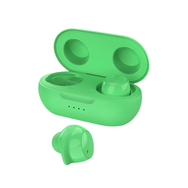 Auriculares Bluetooth, Intrauditivos, Deportes y Juegos, Autonomía Ultra Larga, Larga Duración de Batería, Inalámbricos, Verde